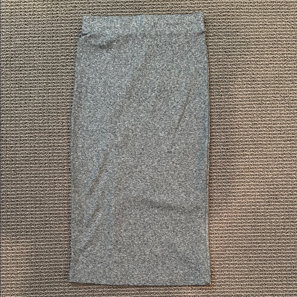 H&M Gray Midi Pencil Skirt for Work